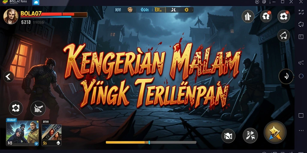 Screenshot BOLA07 menampilkan suasana gameplay Horror yang mencekam.