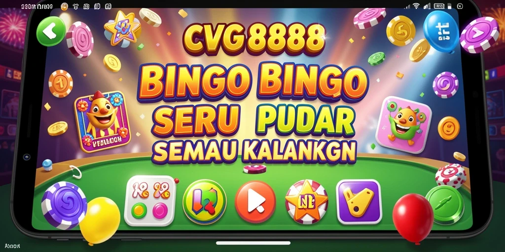 Tampilan menarik gameplay Bingo CVG8888 dengan grafis yang cerah.