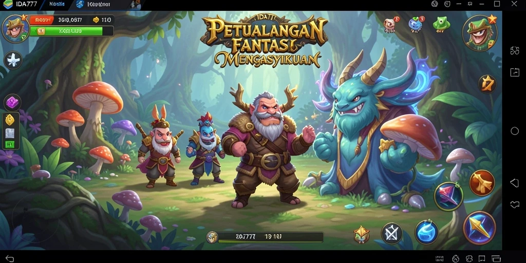 Tampilan gameplay <strong>IDA777</strong> yang mendebarkan dengan pertarungan seru.