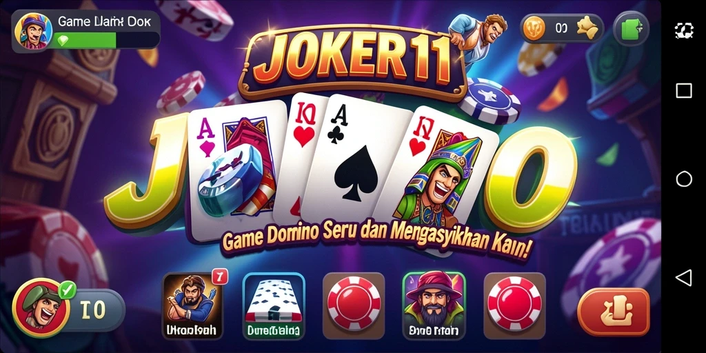 Tampilan gameplay seru dari JOKER11 dengan pemain yang aktif.
