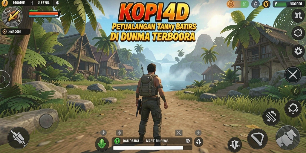 Tangkapan layar gameplay KOPI4D yang menampilkan petualangan seru dalam dunia terbuka.