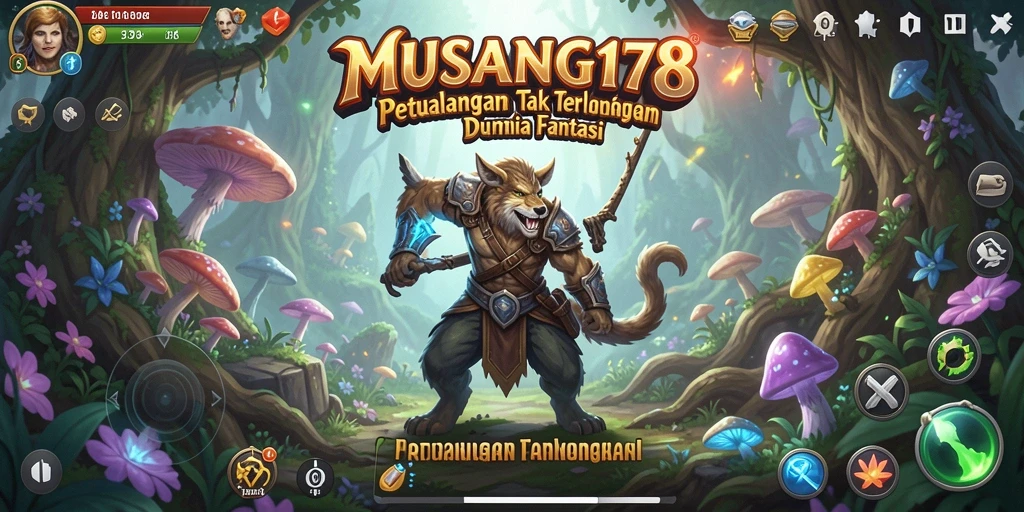 Gameplay seru dari MUSANG178 dengan berbagai tantangan dan pemandangan indah.
