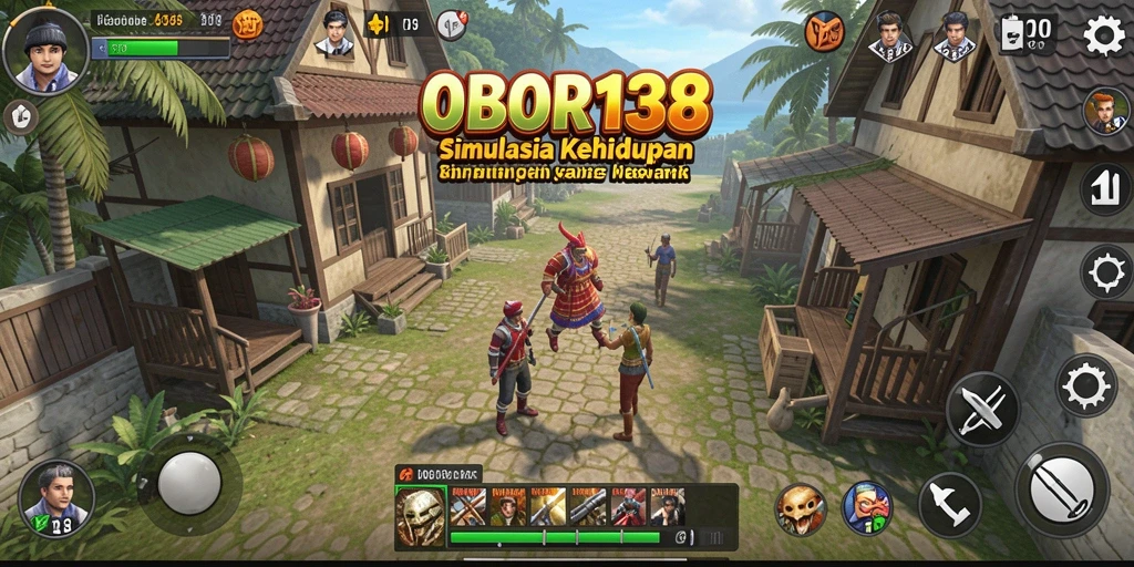 Screenshot gameplay OBOR138 menunjukkan aktivitas simulasi yang menarik.