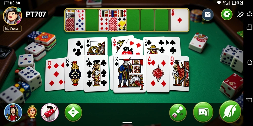 Tampilan gameplay PT707 yang seru dan interaktif.