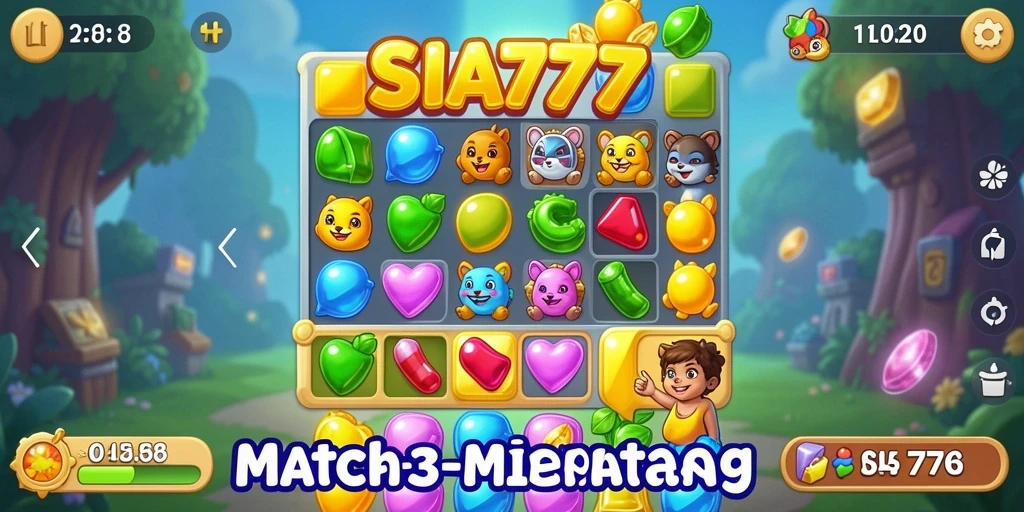 Tampilan gameplay SIA777 yang penuh warna dan menarik.